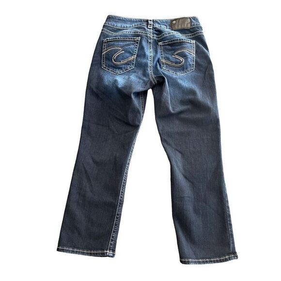 Silver Jean Co. Denim Suki mid Capri jean size 28x23 - Picture 2 of 9